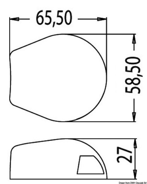 Fanale LED Sea-Dog DX 20 mt - 11.051.02